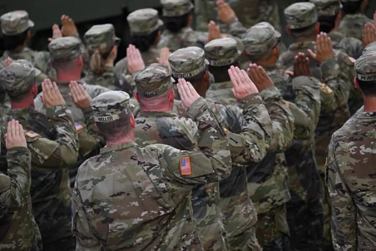 En la foto, soldados de EEUU