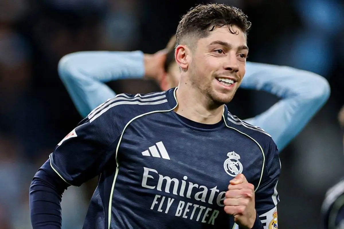 En la foto, Fede Valverde