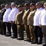 En la foto, parte de la cúpula castrista