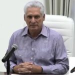 En la foto, el presidente cubano, Miguel Díaz-Canel