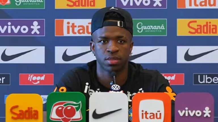 En la foto, Vinicius Junior