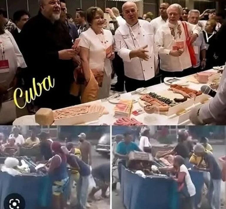 En la foto, los contrastes de Cuba