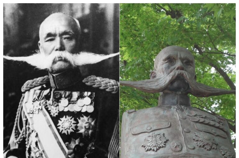 En la foto, el general japonés Gaishi Nagaoka
