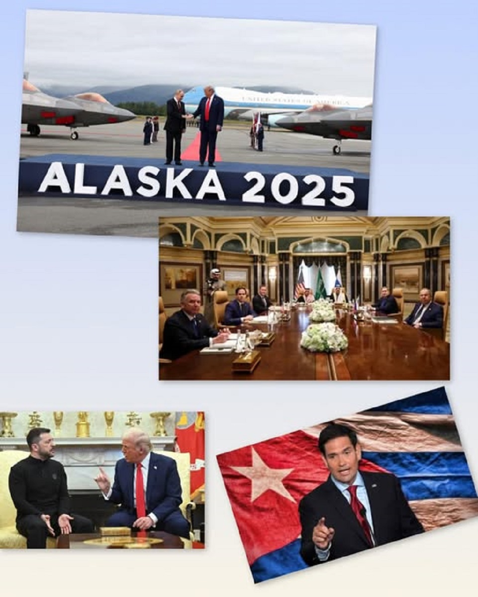 En la foto, un collage relativo al texto