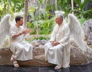 En la foto, Díaz-Canel y Pablo Iglesias de ángeles