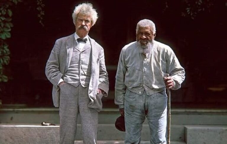 En la foto, Mark Twain