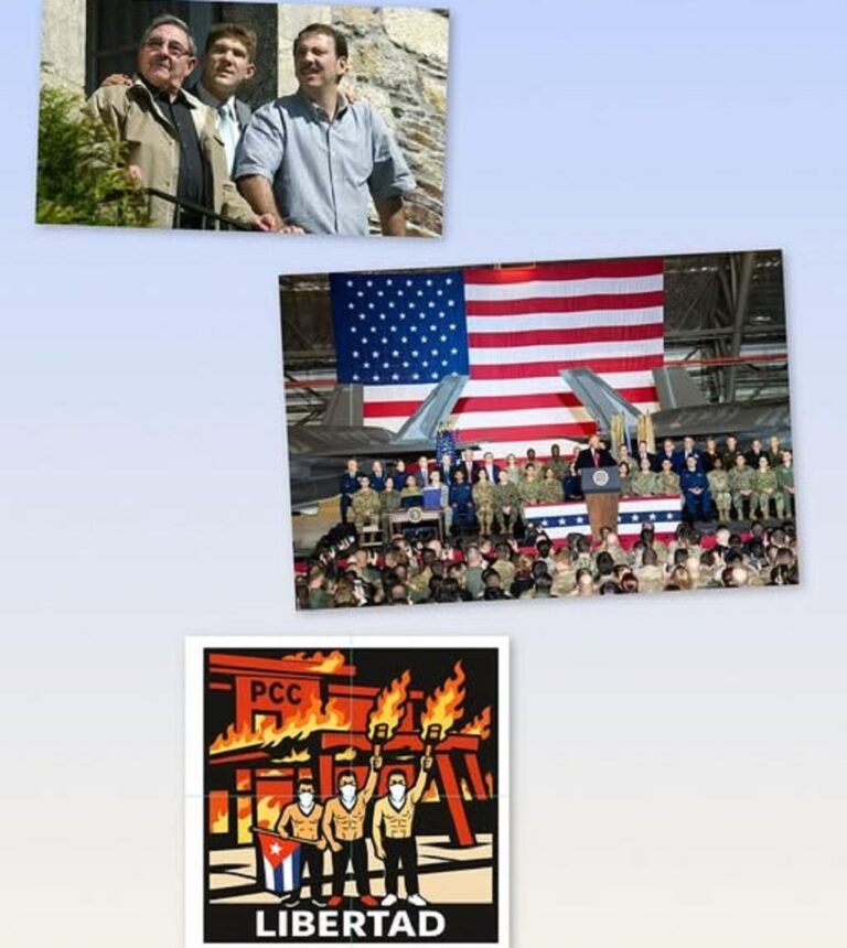 En la foto, un collage relacionado con el texto