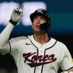 En la foto, un jugador del equipo de Corea