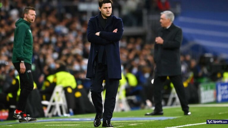 En la foto, Mauricio Pochettino en un partido ante el Real Madrid
