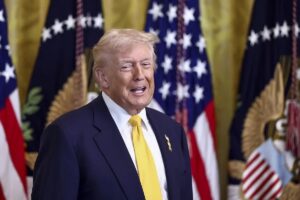 En la foto, el presidente de Estados Unidos, Donald Trump