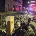 En la foto, Ramat Gan, en el distrito de Tel Aviv, tras una andanada de misiles de Irán