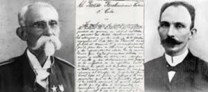 En la foto, Martí y Máximo Gómez