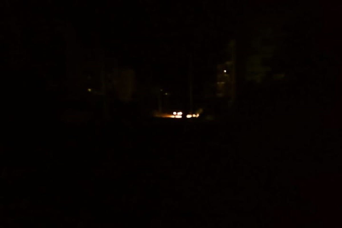 En la foto, apagón en Cuba