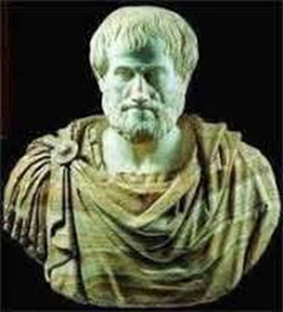 En la foto, un busto de Aristóteles