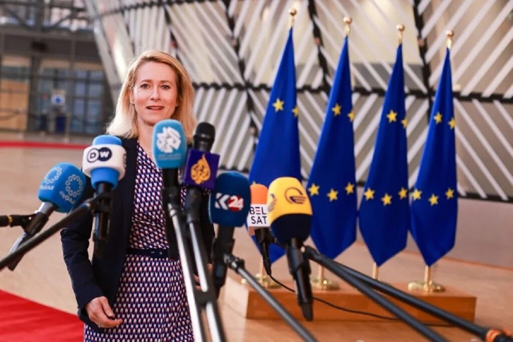 En la foto, La Alta Representante de la Unión Europea para Asuntos Exteriores y Política de Seguridad, Kaja Kallas