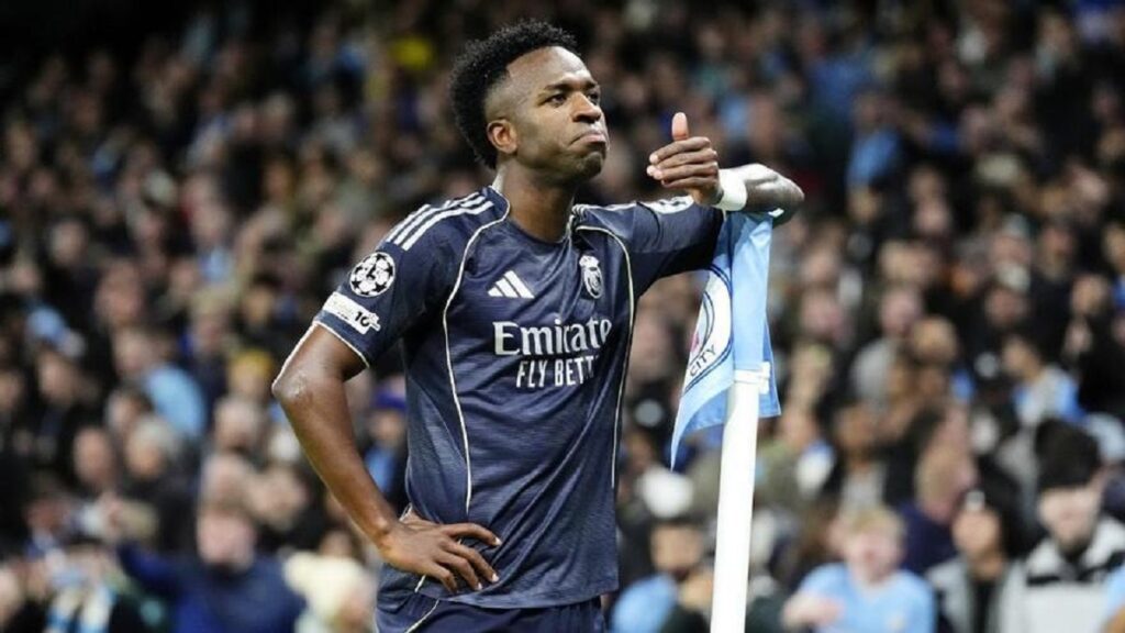 En la foto, Vinicius Junior