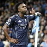 En la foto, Vinicius Junior