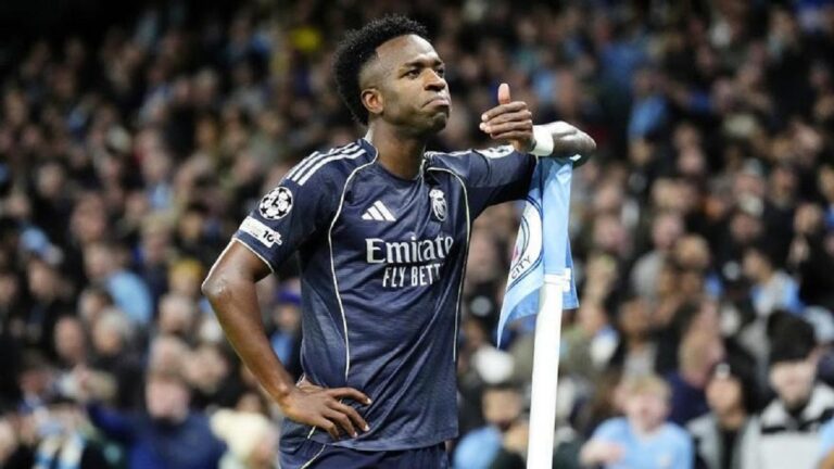 En la foto, Vinicius Junior