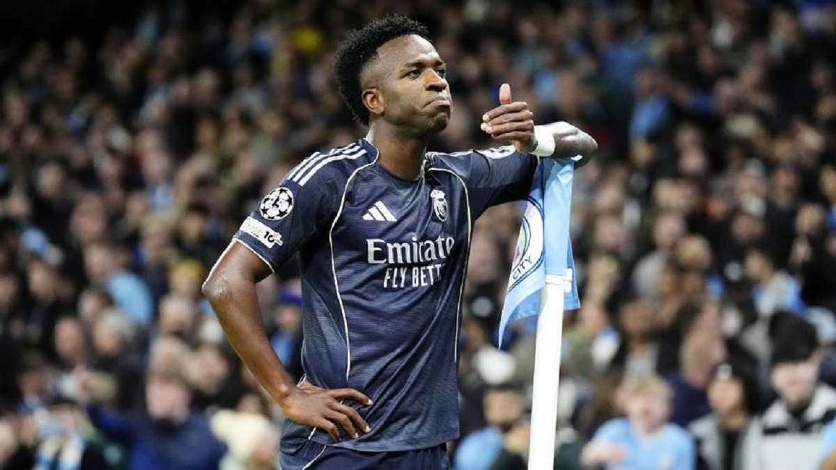 En la foto, Vinicius Junior