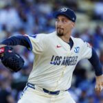 En la foto, Blake Snell