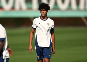 En la foto, Cristiano Ronaldo Junior