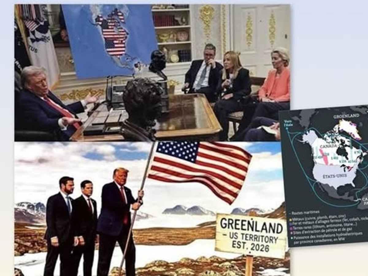 En la foto, un collage relativo al texto