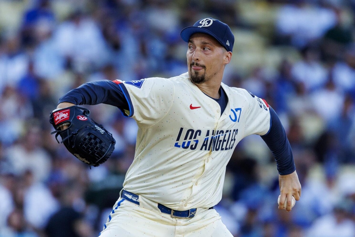 En la foto, Blake Snell