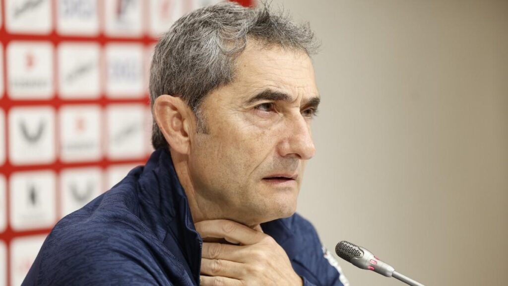 En la foto, Ernesto Valverde