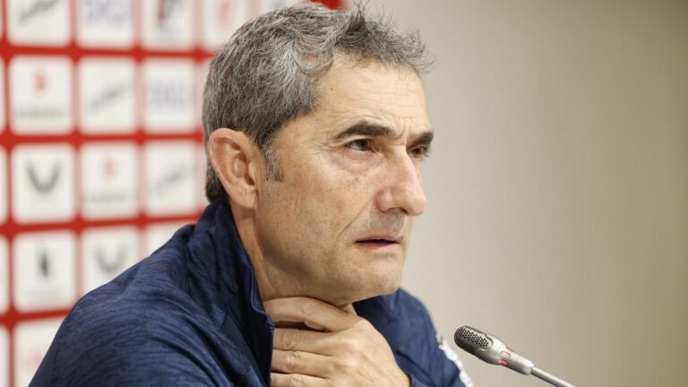 En la foto, Ernesto Valverde