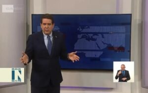 En la foto, el vocero del castrismo Jorge legañoa, presidente de Prensa Latina