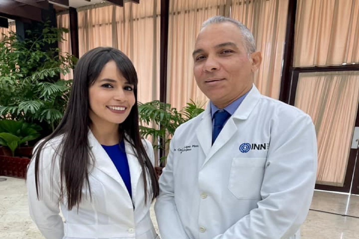 En la foto, Lismary Martínez Valdés y Orestes López Piloto