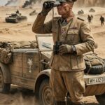 En la foto, una imagen de IA del mariscal Erwin Rommel