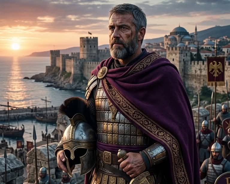 En la foto, el general Belisario