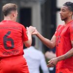 En la foto, Joshua Kimmich y Michael Olise