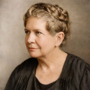 En la foto, Florence Kelley