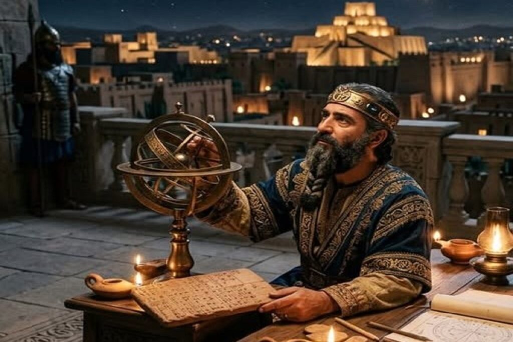 En la foto, una imagen de AI de Ammi-Saduqa