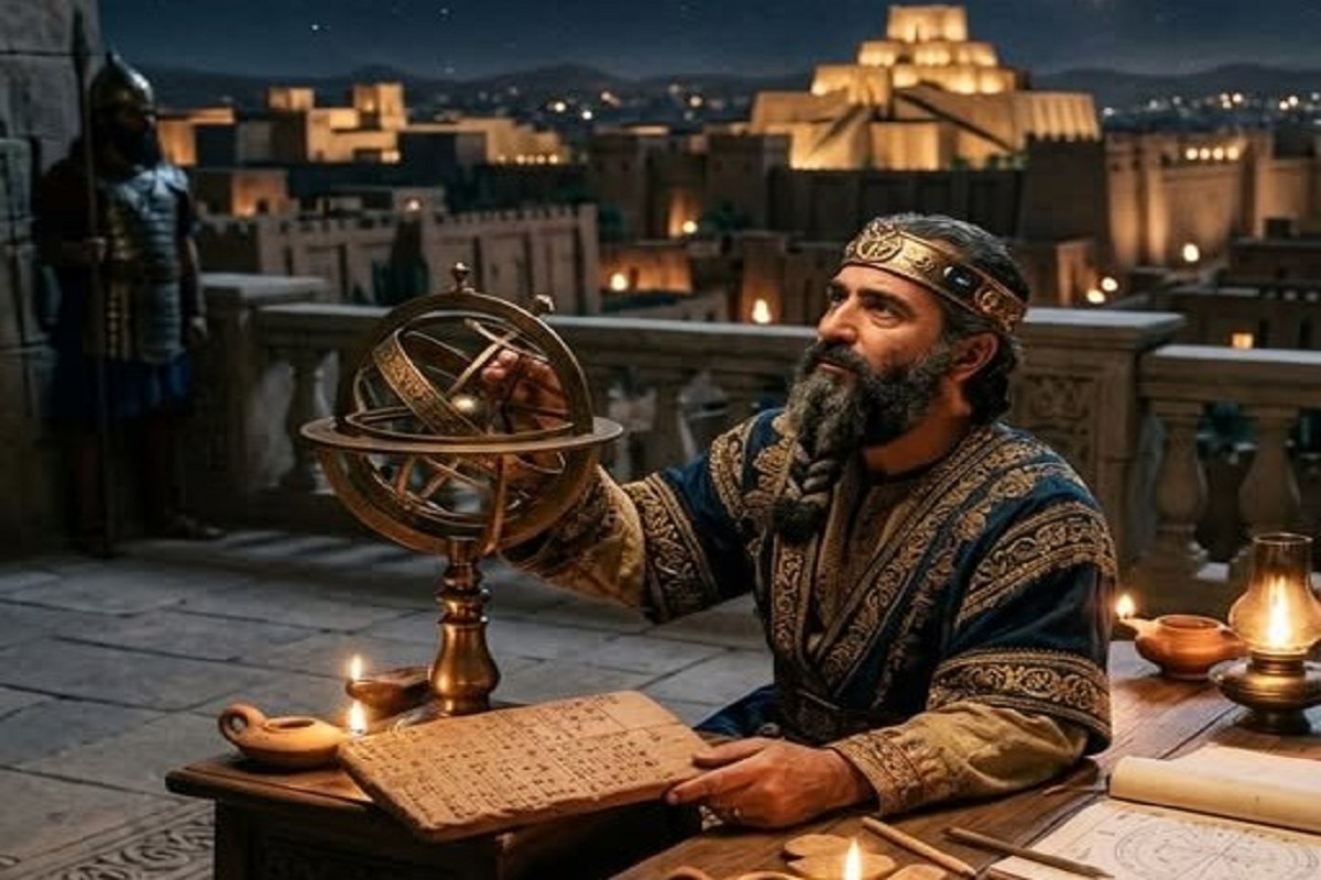 En la foto, una imagen de AI de Ammi-Saduqa