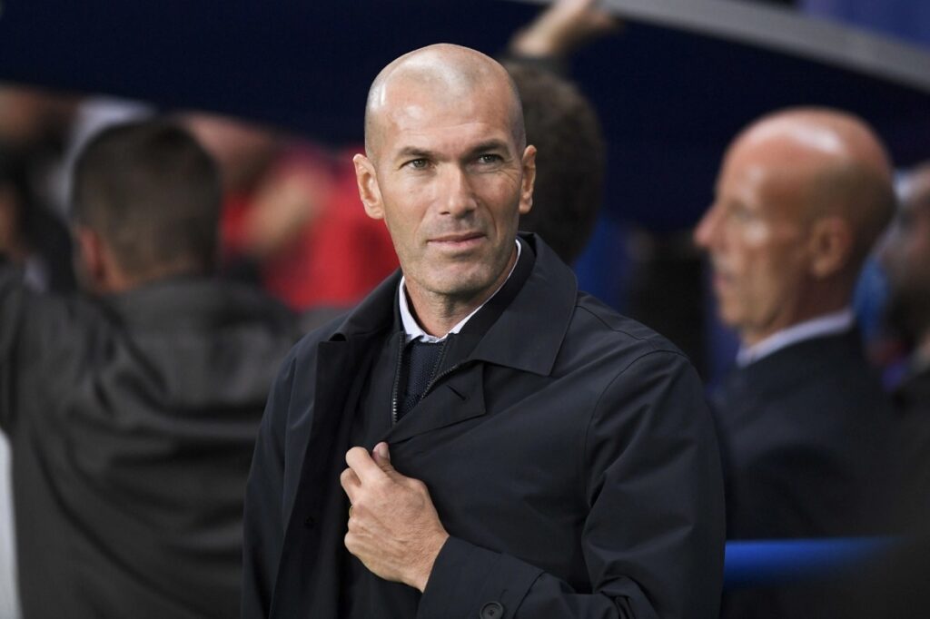 En la foto, Zinedine Zidane