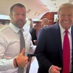 En la foto, Markwayne Mullin y Trump