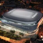 En la foto, el estadio Santiago Bernabéu