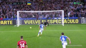 En ña fto, momento del partido ante el Athletic