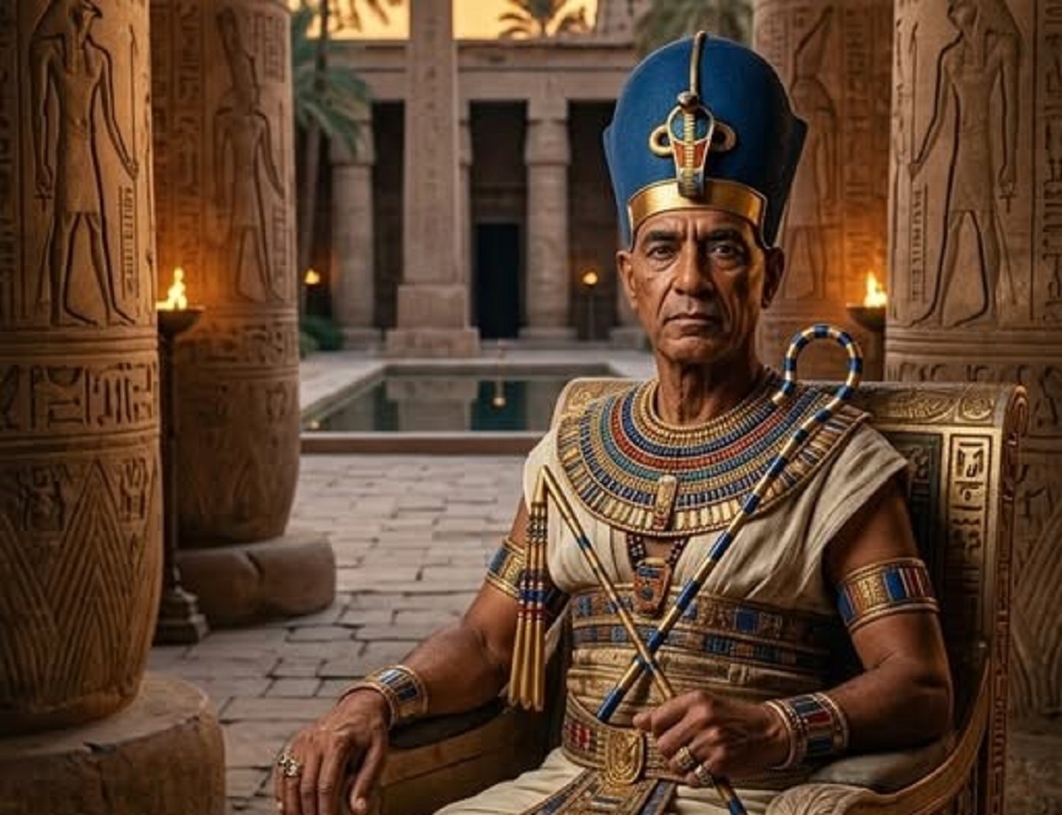 En la foto, Osorkón II