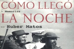 En la foto, la porta del libro Cómo llegó la noche