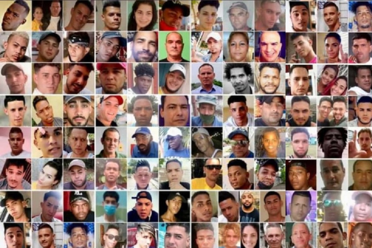 En al foto, presos políticos del castrismo