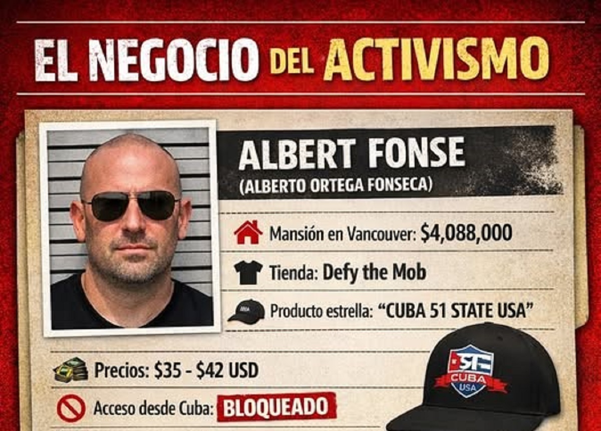 En la foto, la imagen de Entérate Mayabeque para denigrar a Alber Fonse