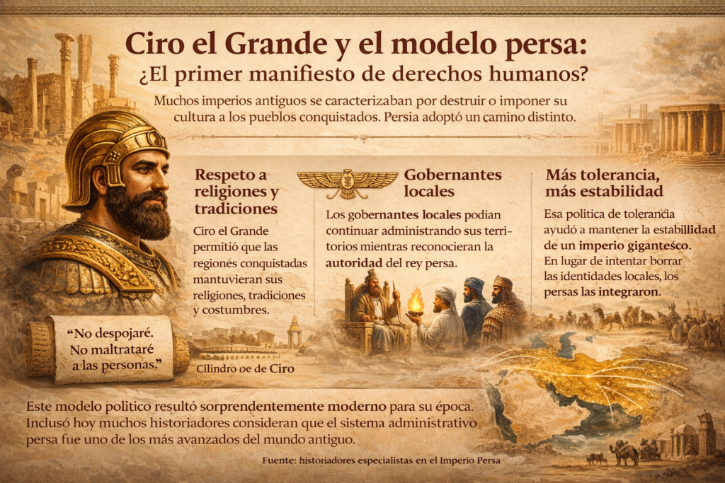 Historia de Irán: Ciro el Grande y el modelo persa de tolerancia religiosa en el Imperio Persa