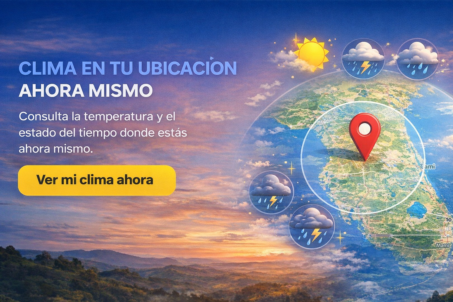 Clima en tu ubicación hoy: temperatura y pronóstico en tiempo real