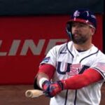 En la foto, Kyle Schwarber