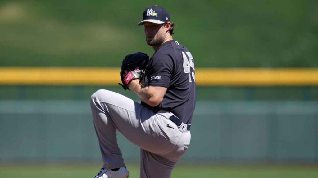 En la foto, Gerrit Cole