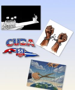 En la foto, un collage relativo al texto